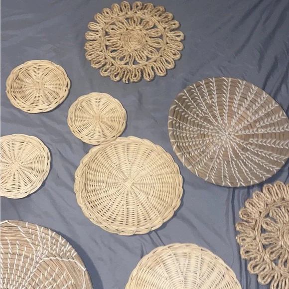 9 baskets for wall decor. - Picture 2 of 10